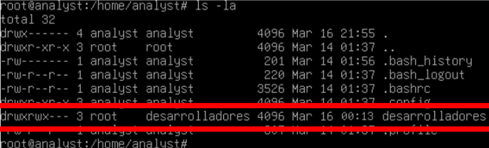 Asignar grupo a directorio